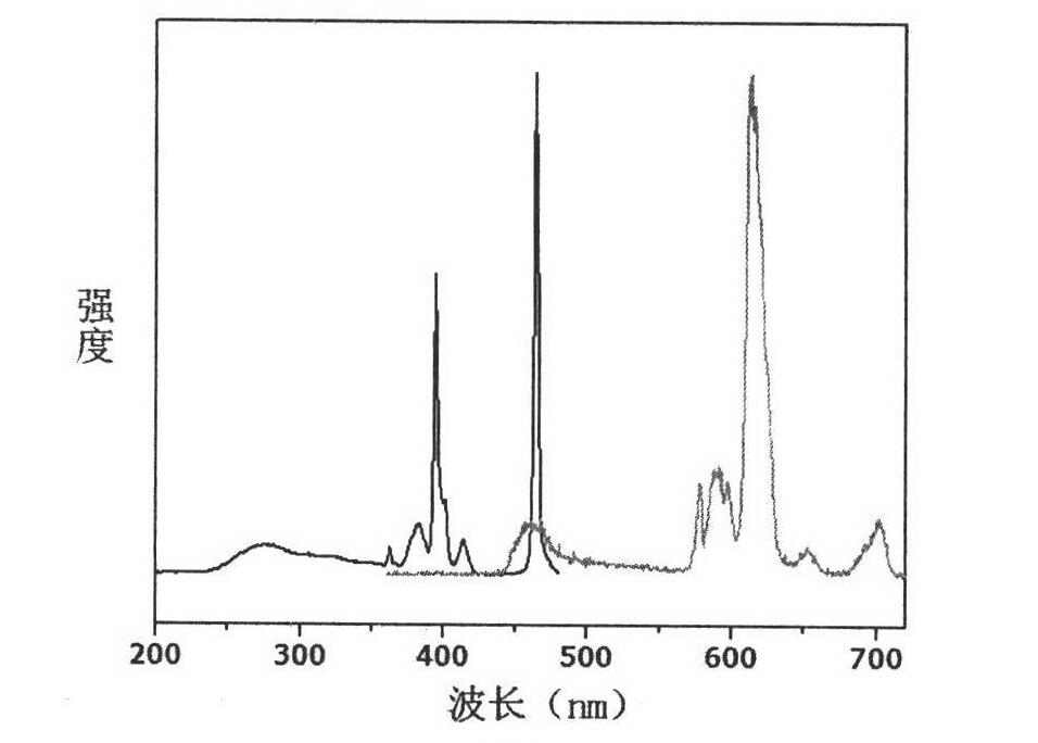 Novel rare-earth/L type zeolite luminescent material and preparation method thereof
