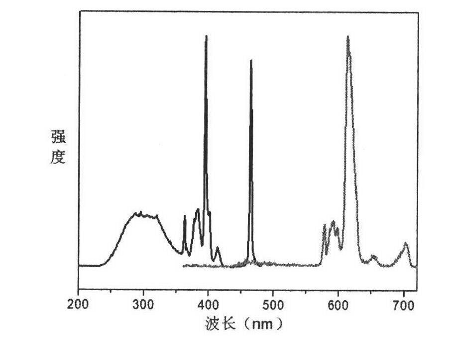 Novel rare-earth/L type zeolite luminescent material and preparation method thereof