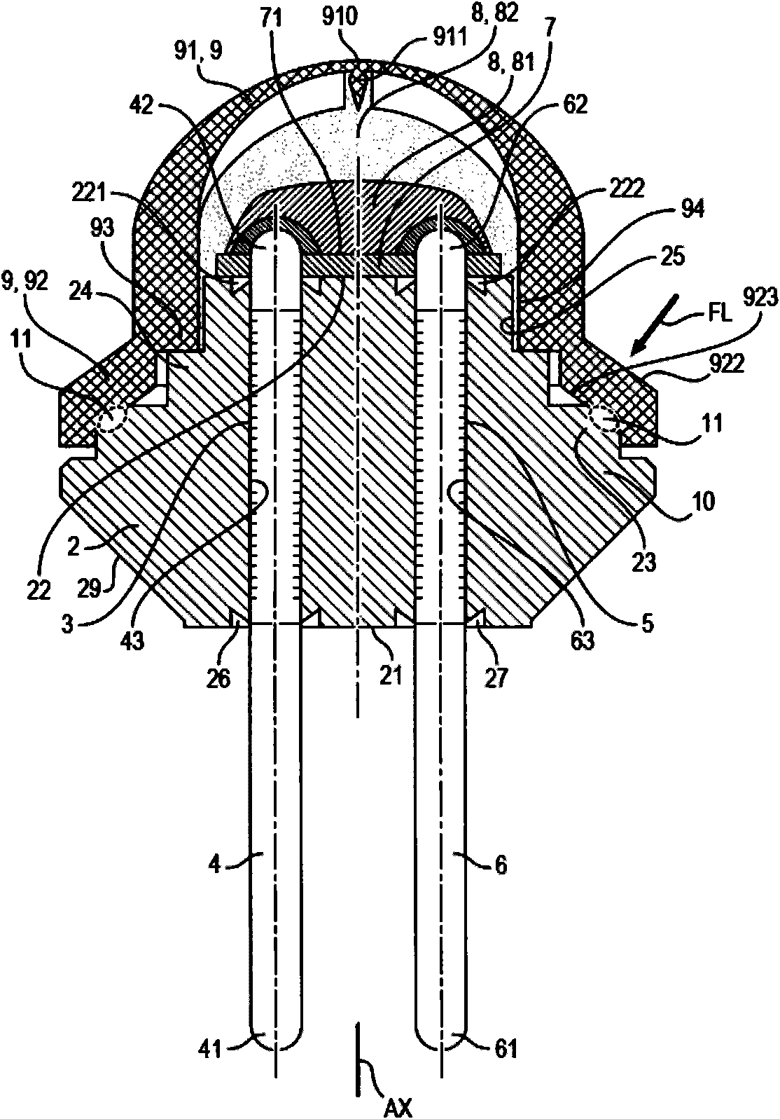 Electro-pyrotechnic initiator and manufacturing method thereof