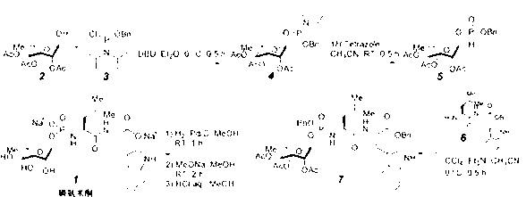 Method for synthesizing phosphoramidon by utilizing hydrogen phosphorous acid diester intermediate