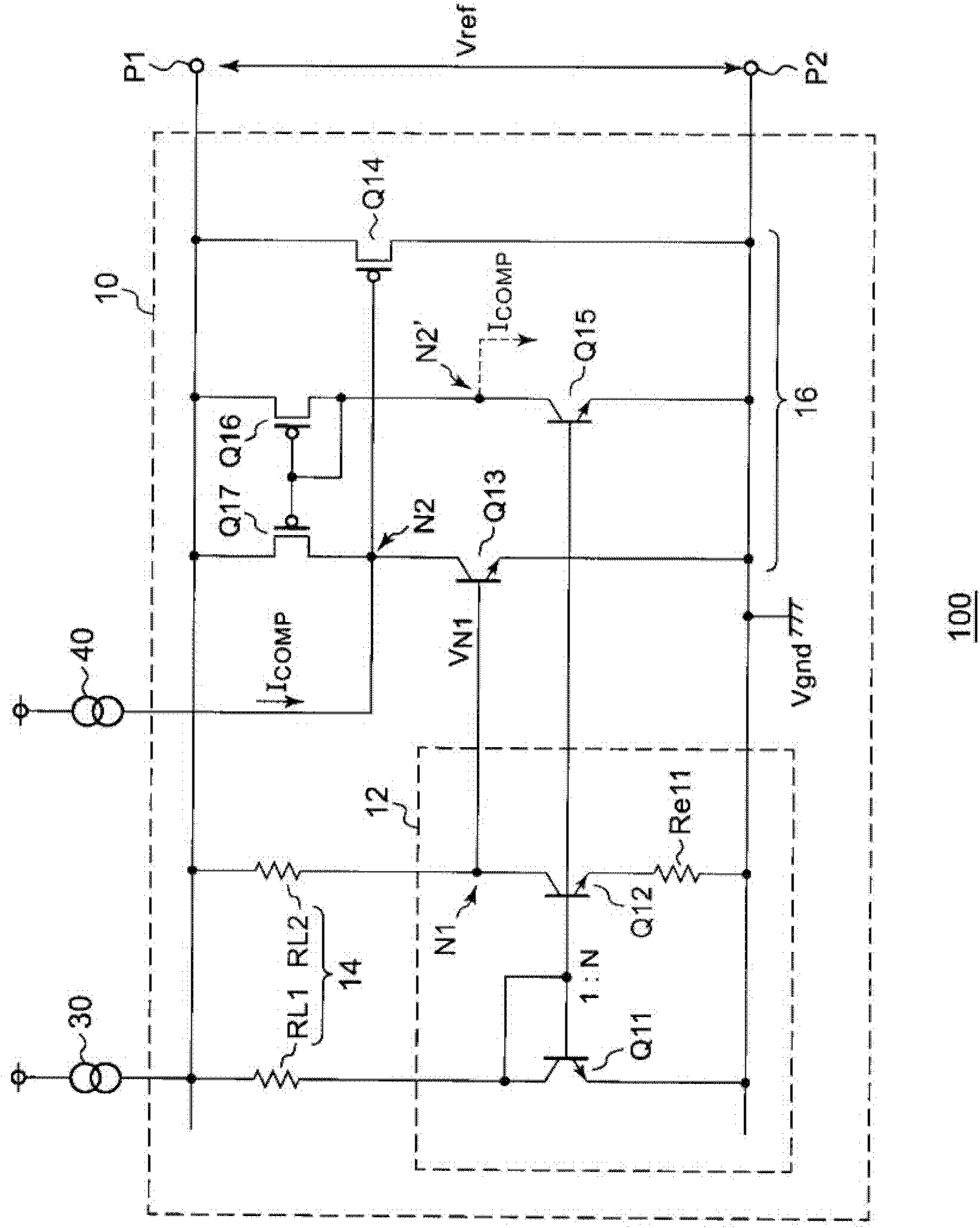 Current generation circuit and reference voltage circuit using the same