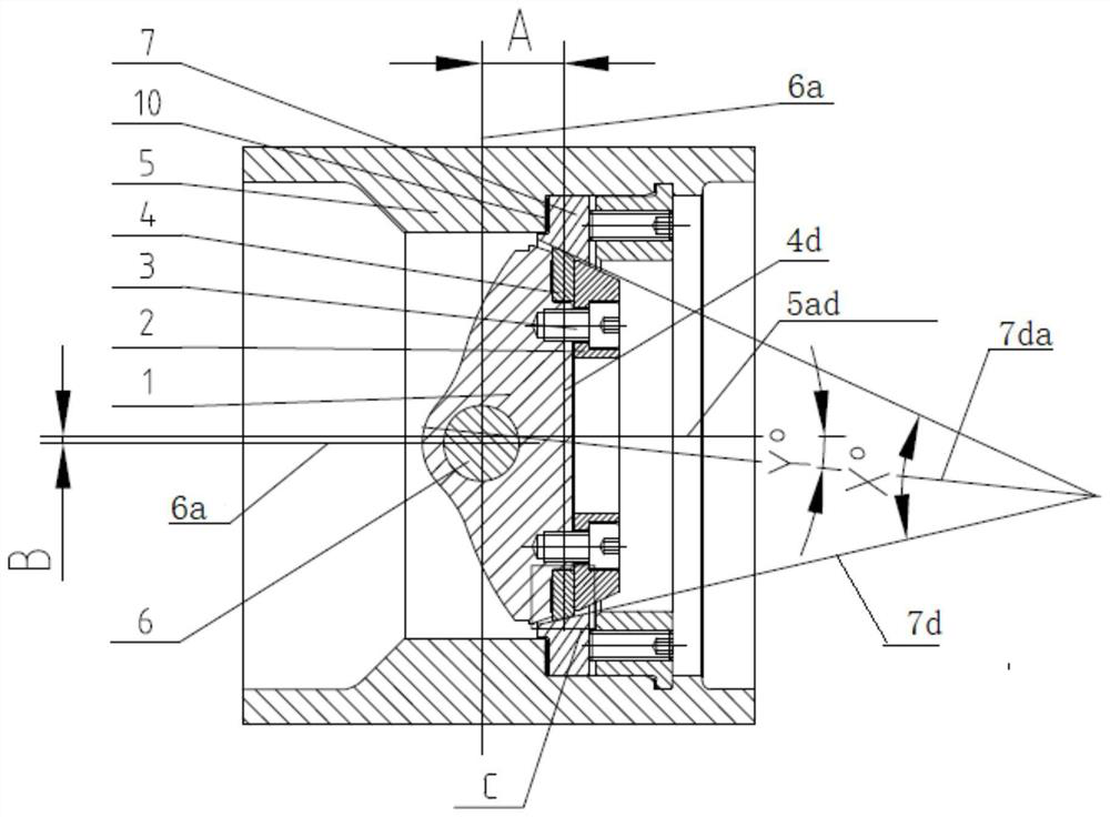 Variable eccentric hard sealing butterfly valve