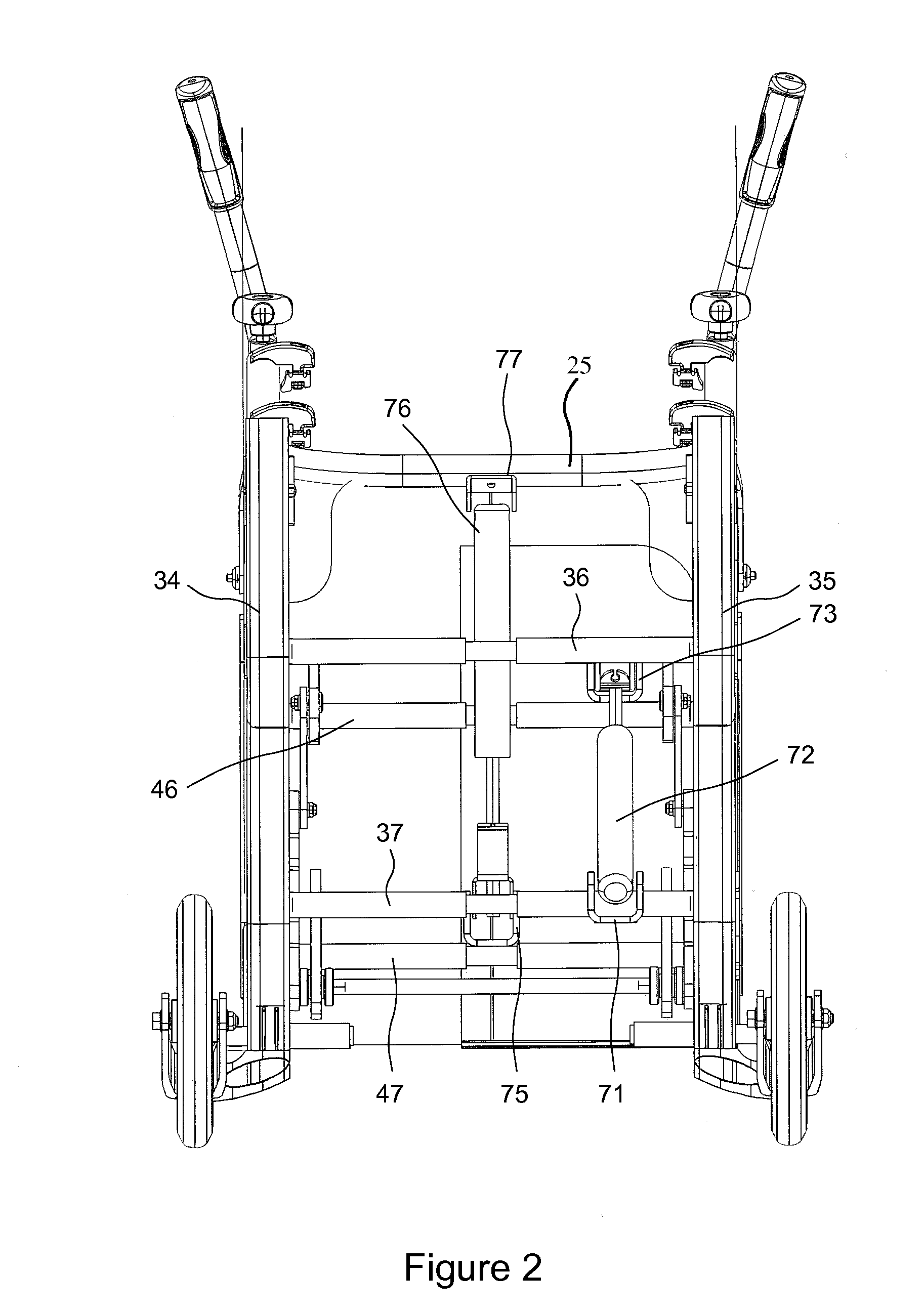 Wheelchair including a tiltable seat