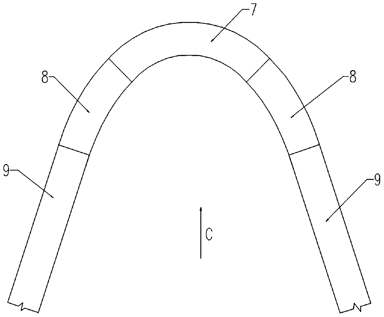 Rail transit structure