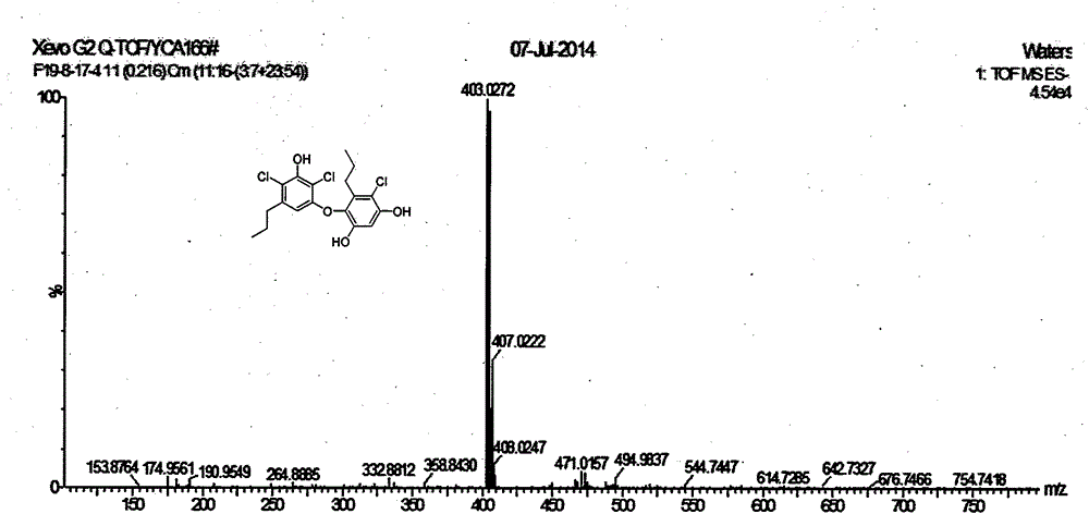 Preparation method of new aromatic polyketone compound and antibacterial use thereof