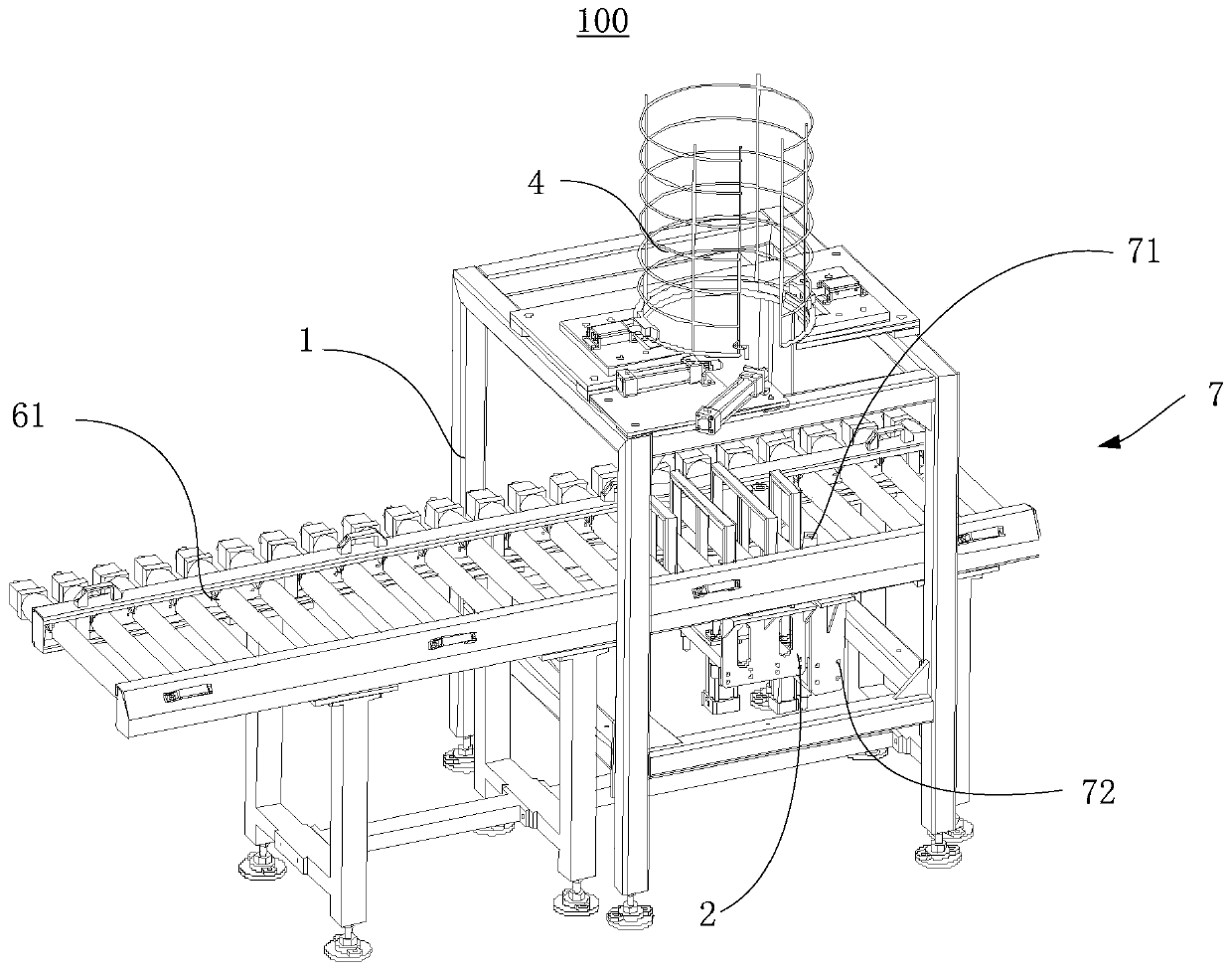 Device for tightening cylinder hoop after covering of cylinder