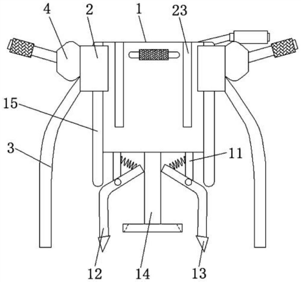 Radix paeoniae alba root digging device and using method