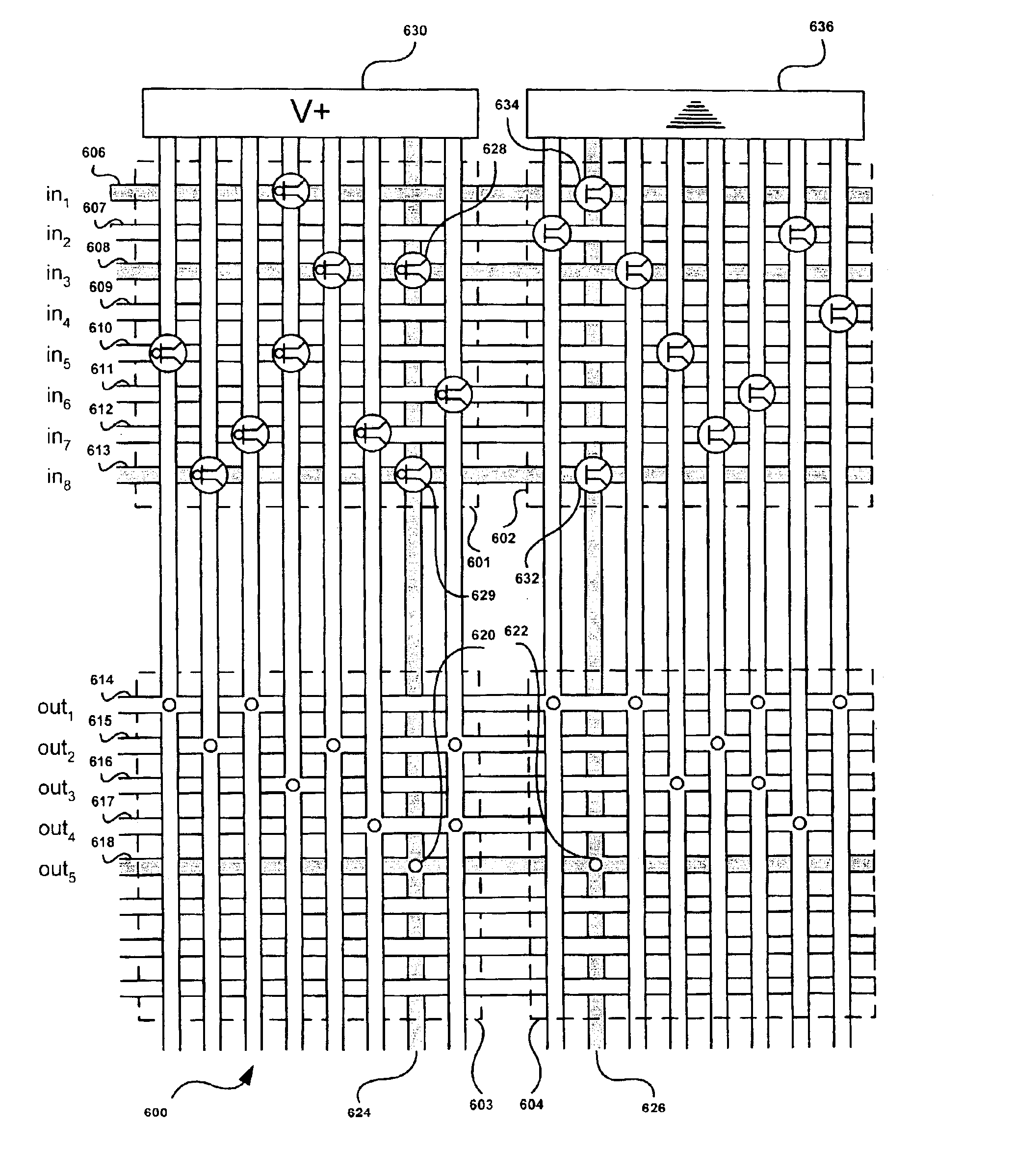 Molecular-wire-based restorative multiplexer, and method for constructing a multiplexer based on a configurable, molecular-junction-nanowire crossbar