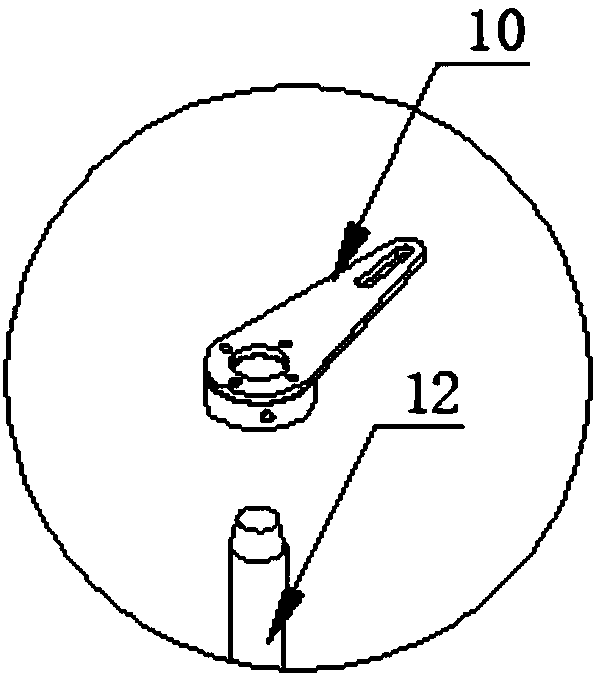 Speed reducing device for ship guide compass