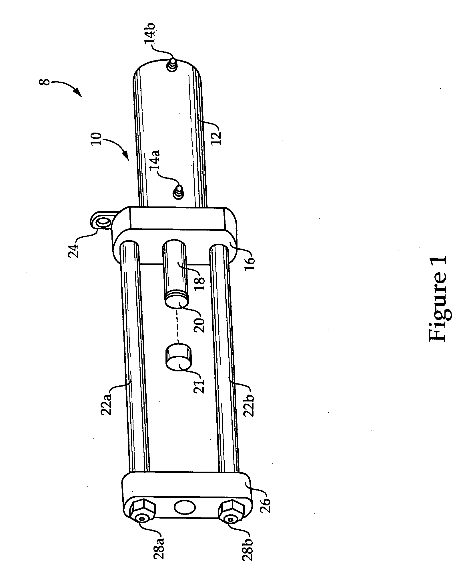 System for servicing machine track and method