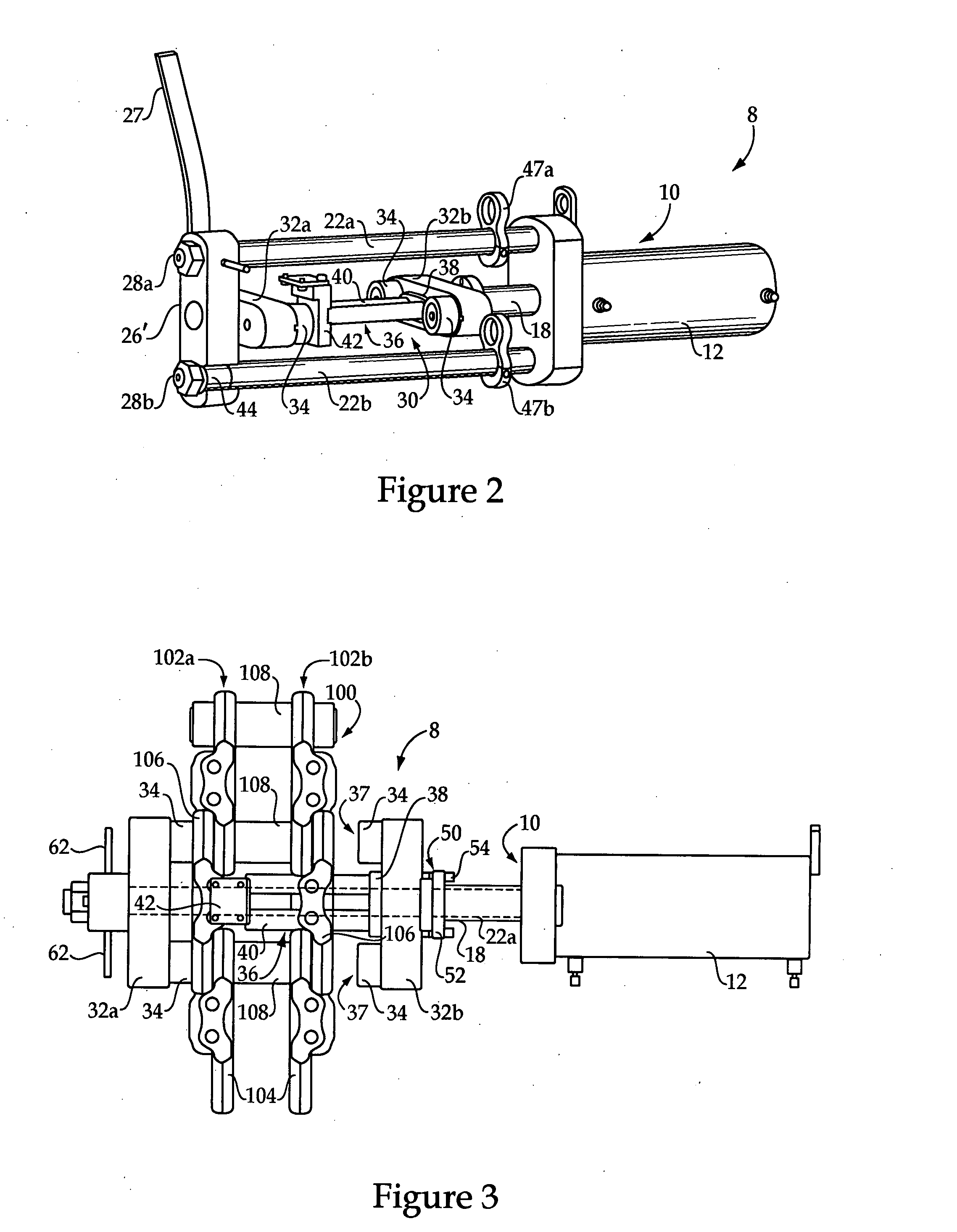 System for servicing machine track and method