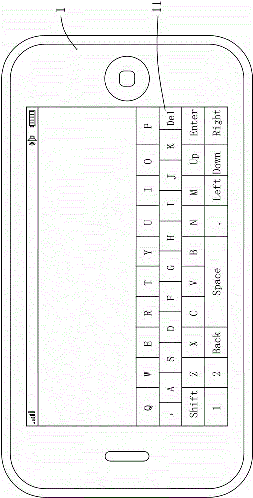 Method for arranging keyboard keys and handheld electronic device using the method