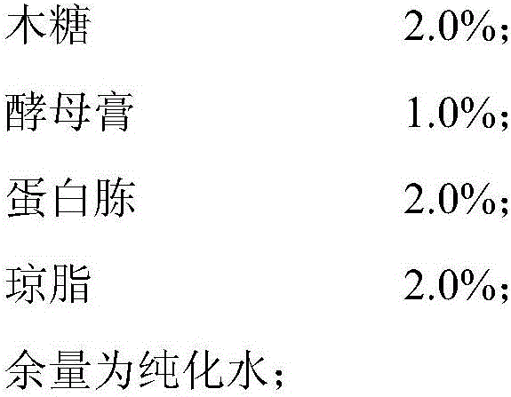 Method for preparing alcohol through high-concentration fermentation of secondary starch slurry and cassava