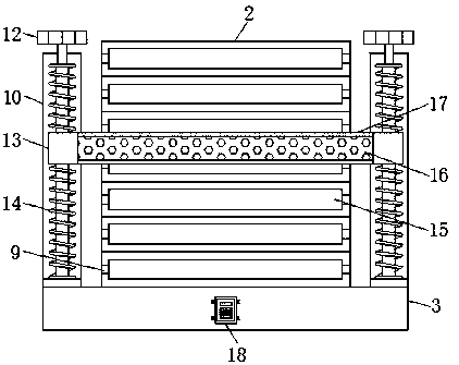 A battery heat dissipation device special for a new energy vehicle