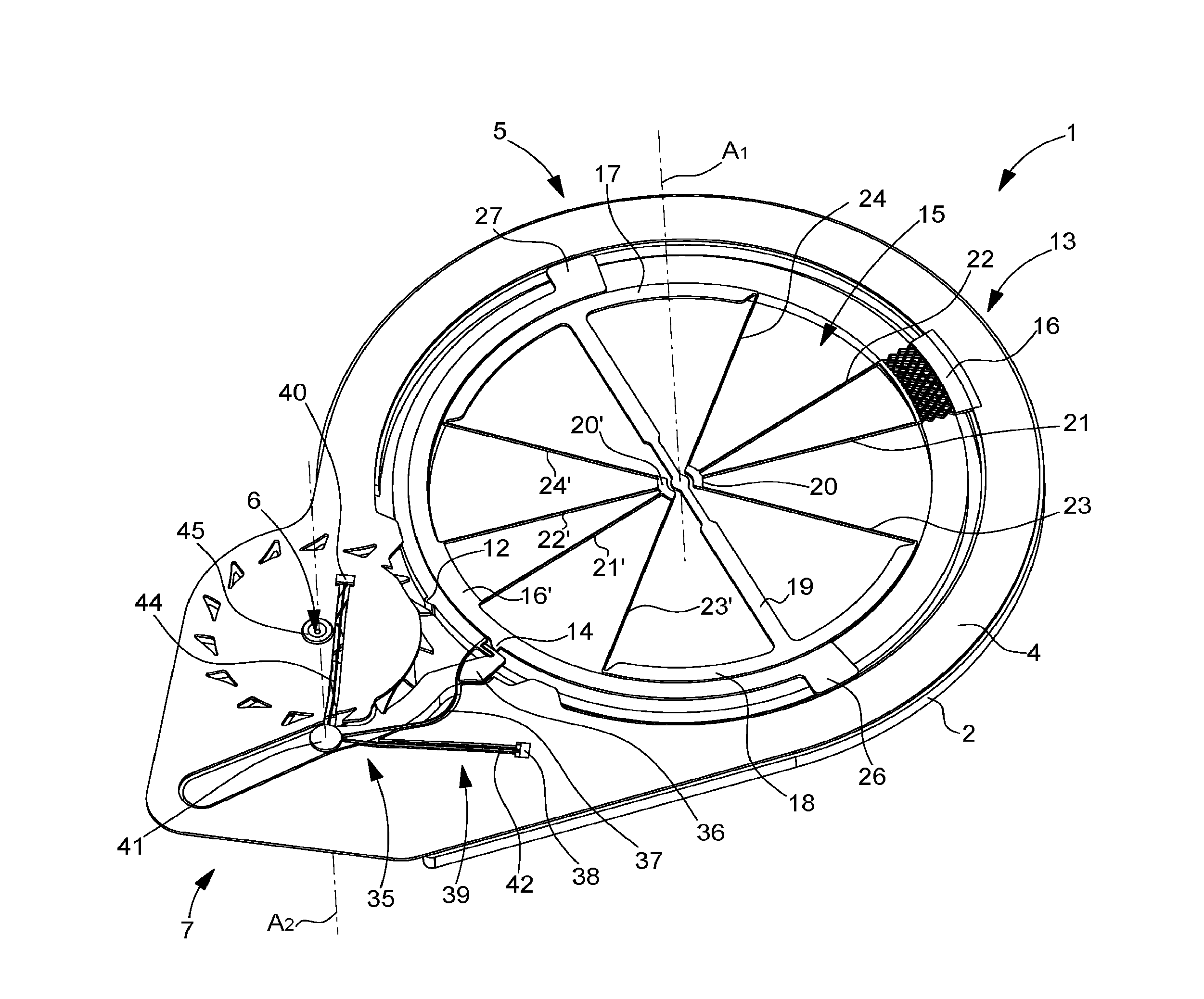 Oscillator with a detent escapement
