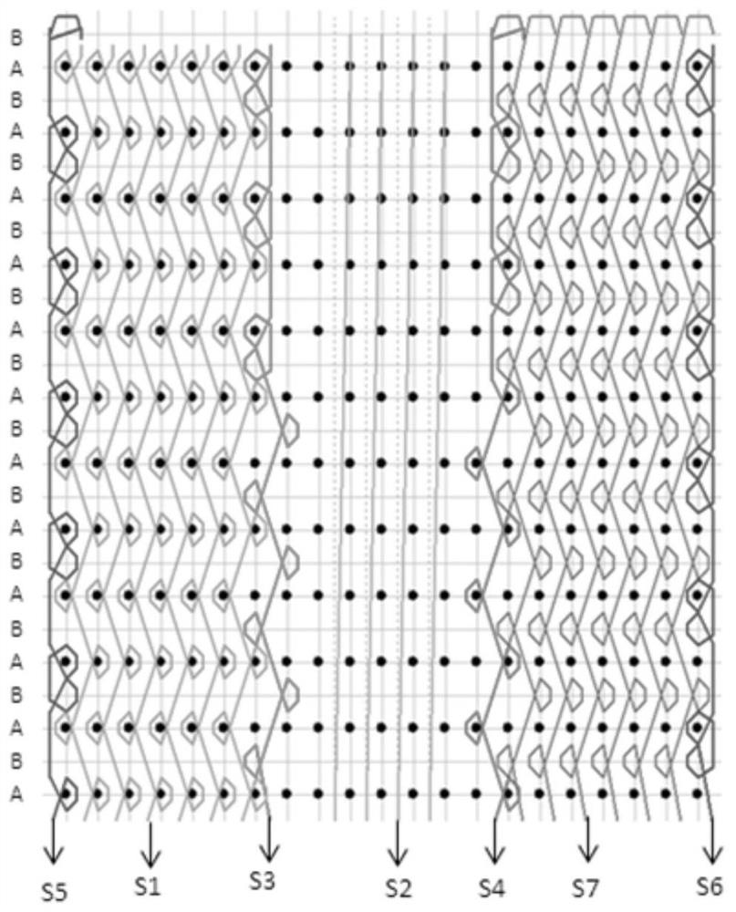 Seamless quasi-circular solid split woven tape