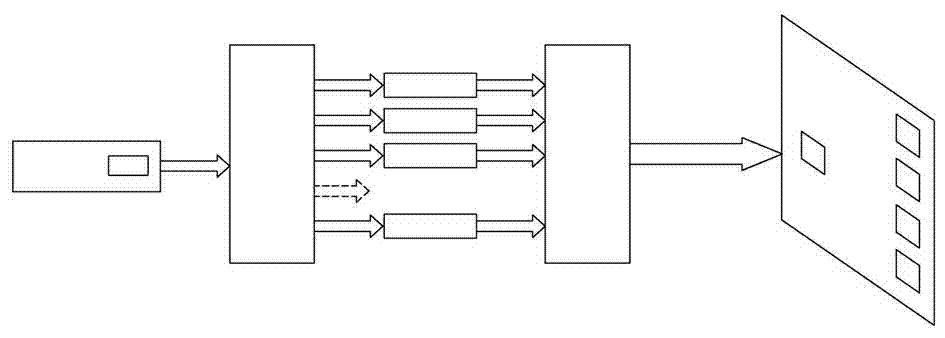 Optical structure for improving output frequency of pulsed laser