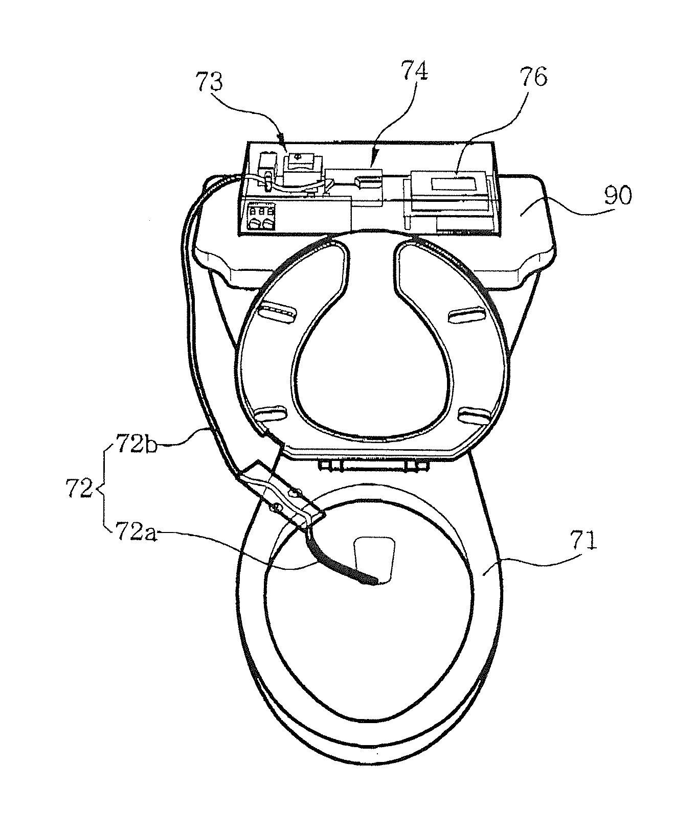 Uroflowmeter attachable to toilet