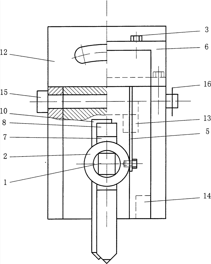 Cutting mechanism of bidirectional planing machine