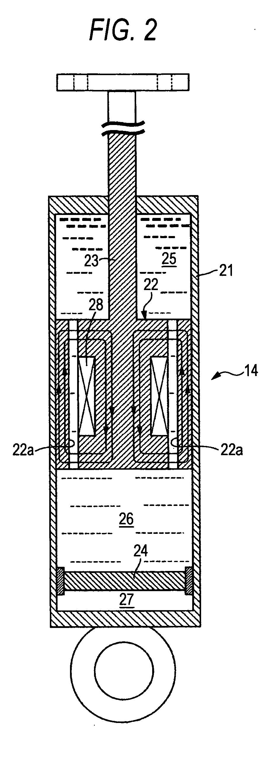 Control system for adjustable damping force damper