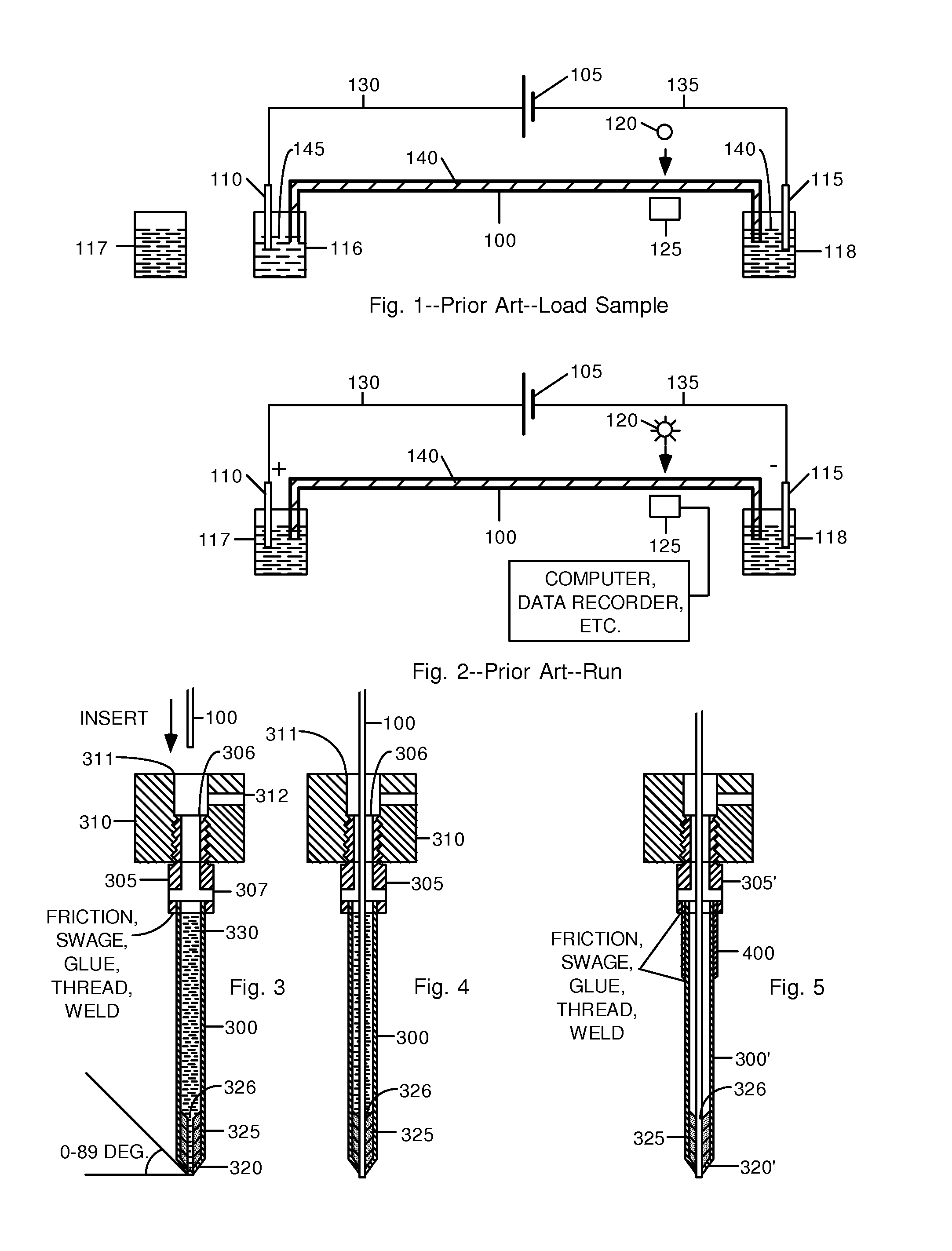 Electrode for capillary electrophoresis