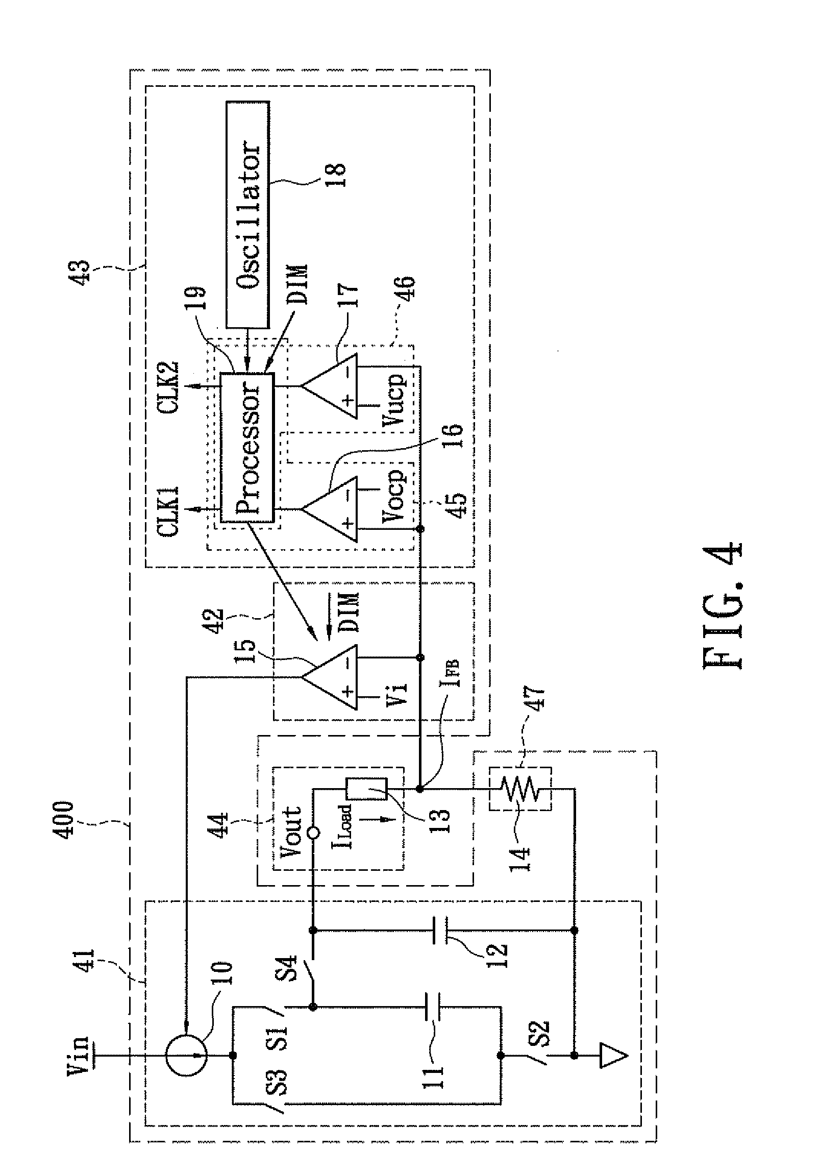 Charge pump circuit with current detecting and method thereof