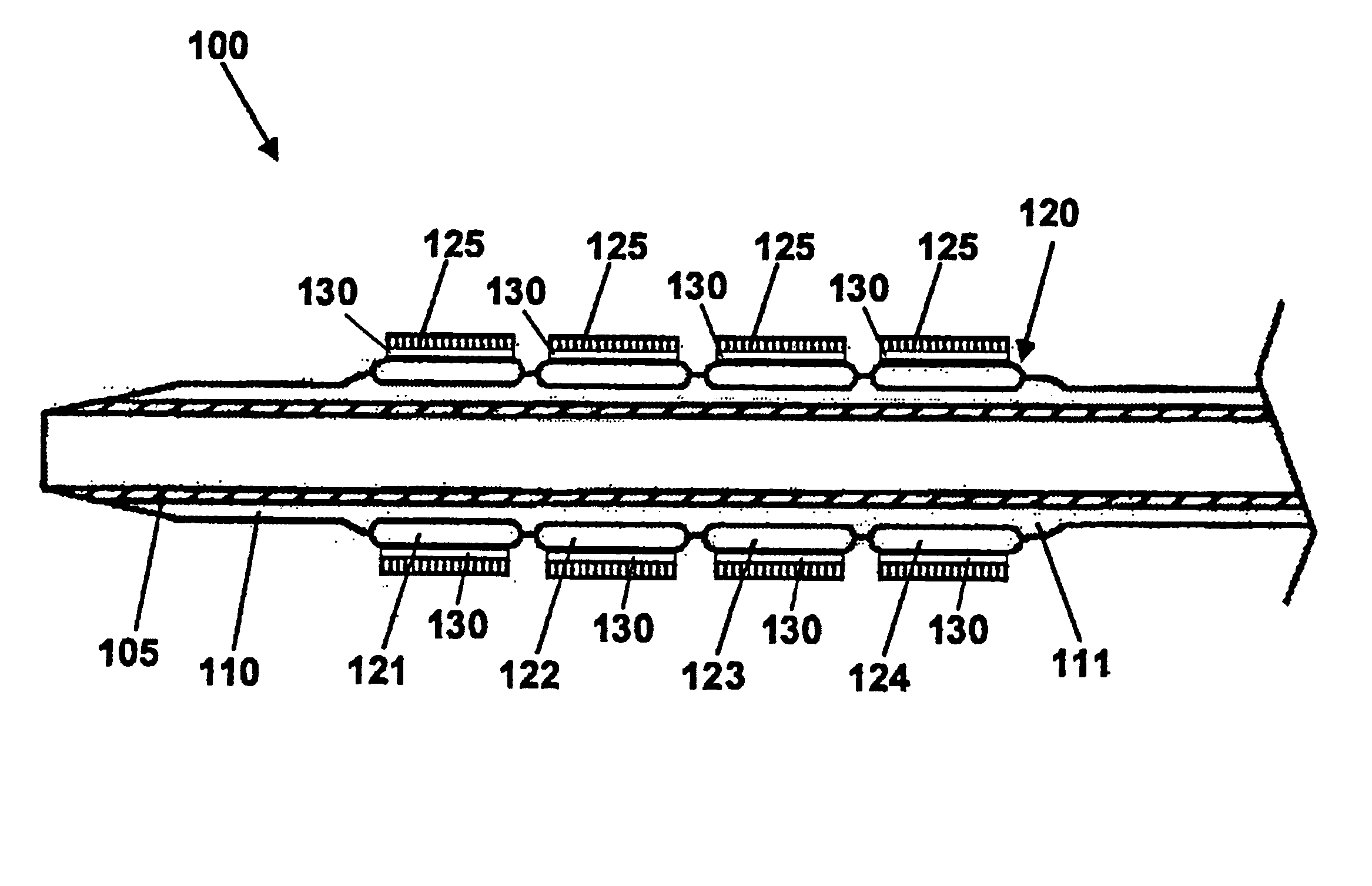 Gradient coated stent and method of fabrication