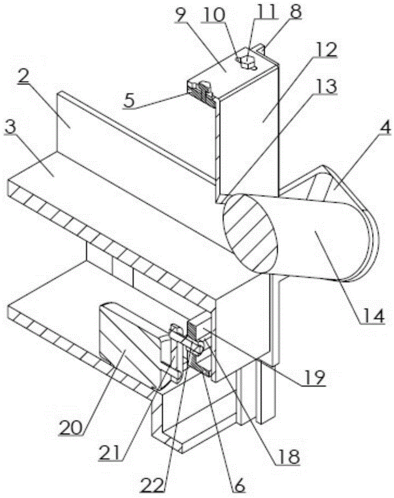 Follower roller type meat blank slice cutter capable of preventing oblique knife from being broken