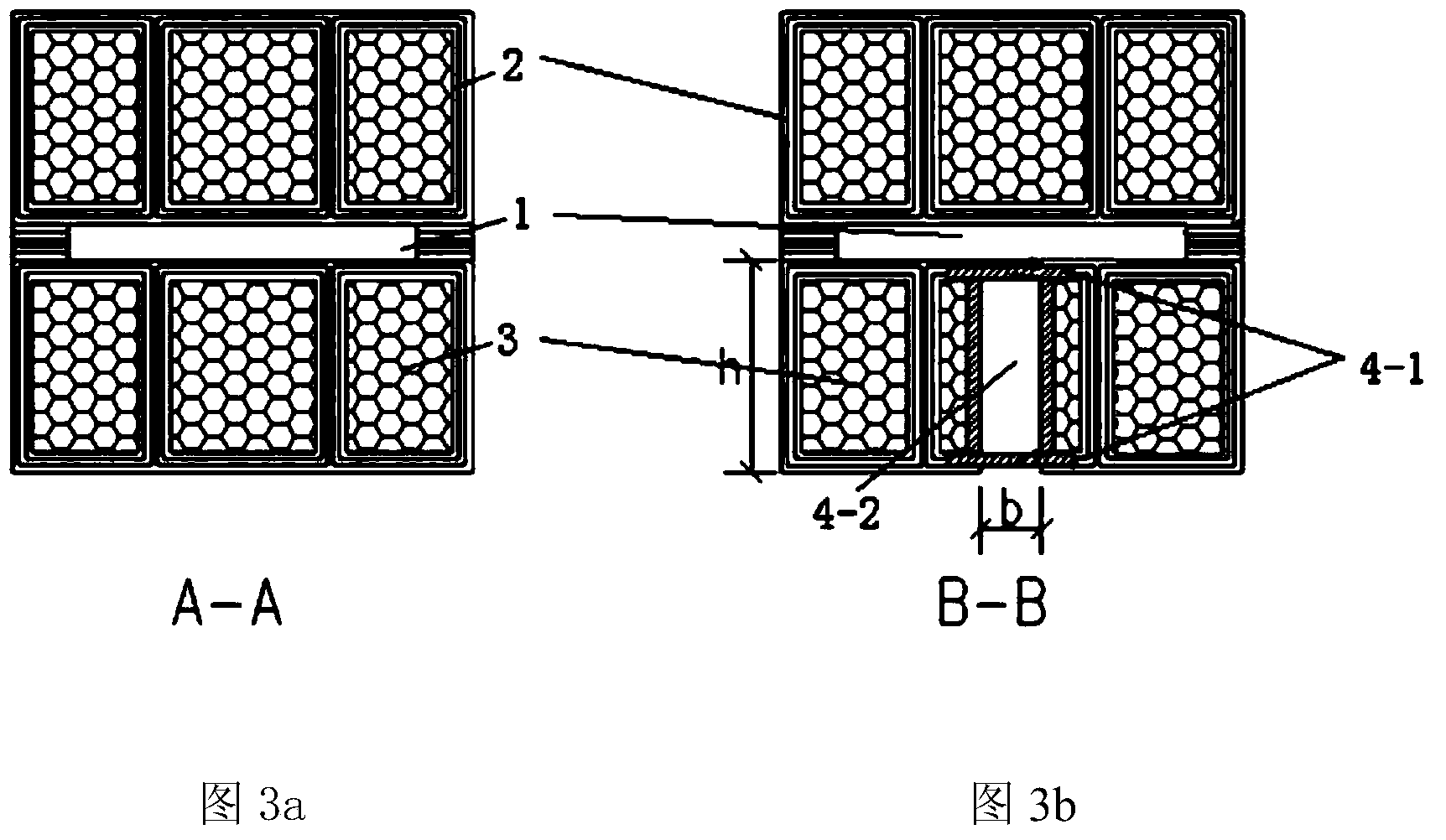 Non-welding buckling restraining support with inspection windows