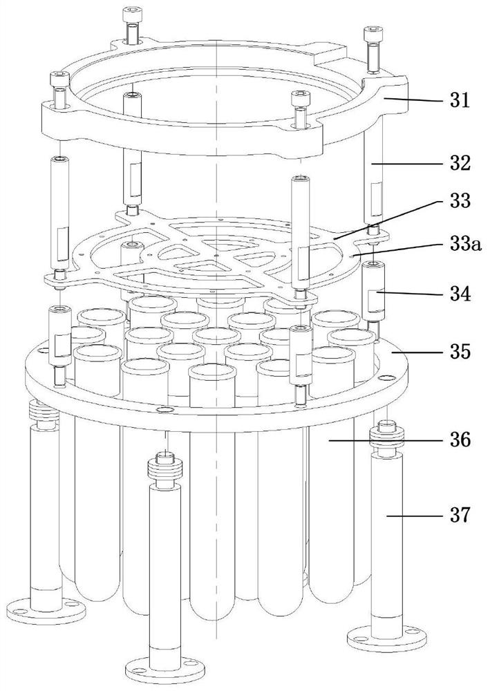 Injector capillary liquid flow and air tightness testing device