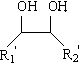 Separating method for ethylene-glycol and 1,2-butanediol