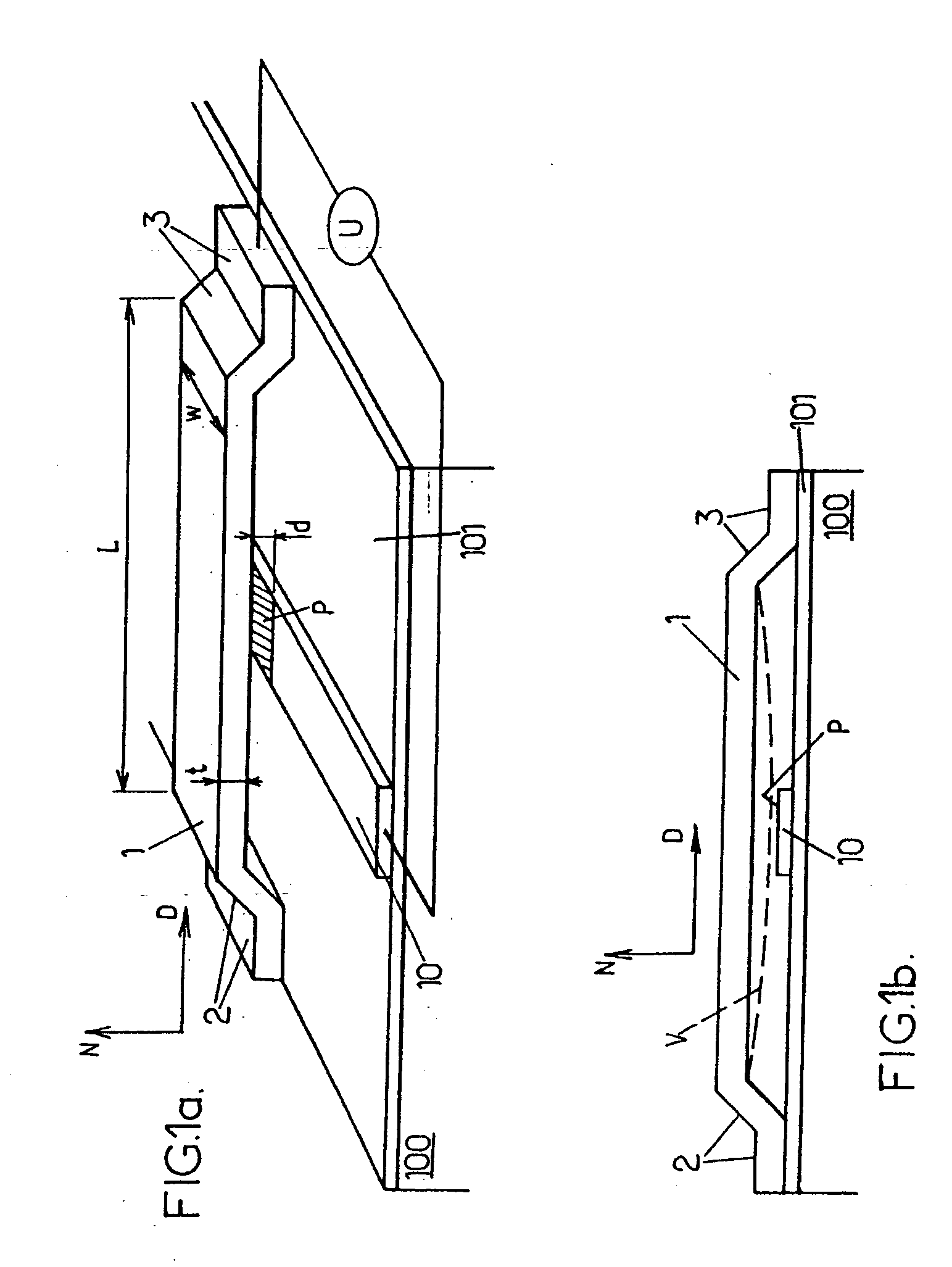 Microelectromechanical system comprising a beam that undergoes flexural deformation