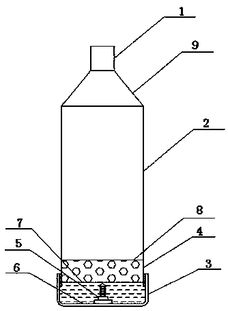A self-refrigerating or self-heating beverage bottle