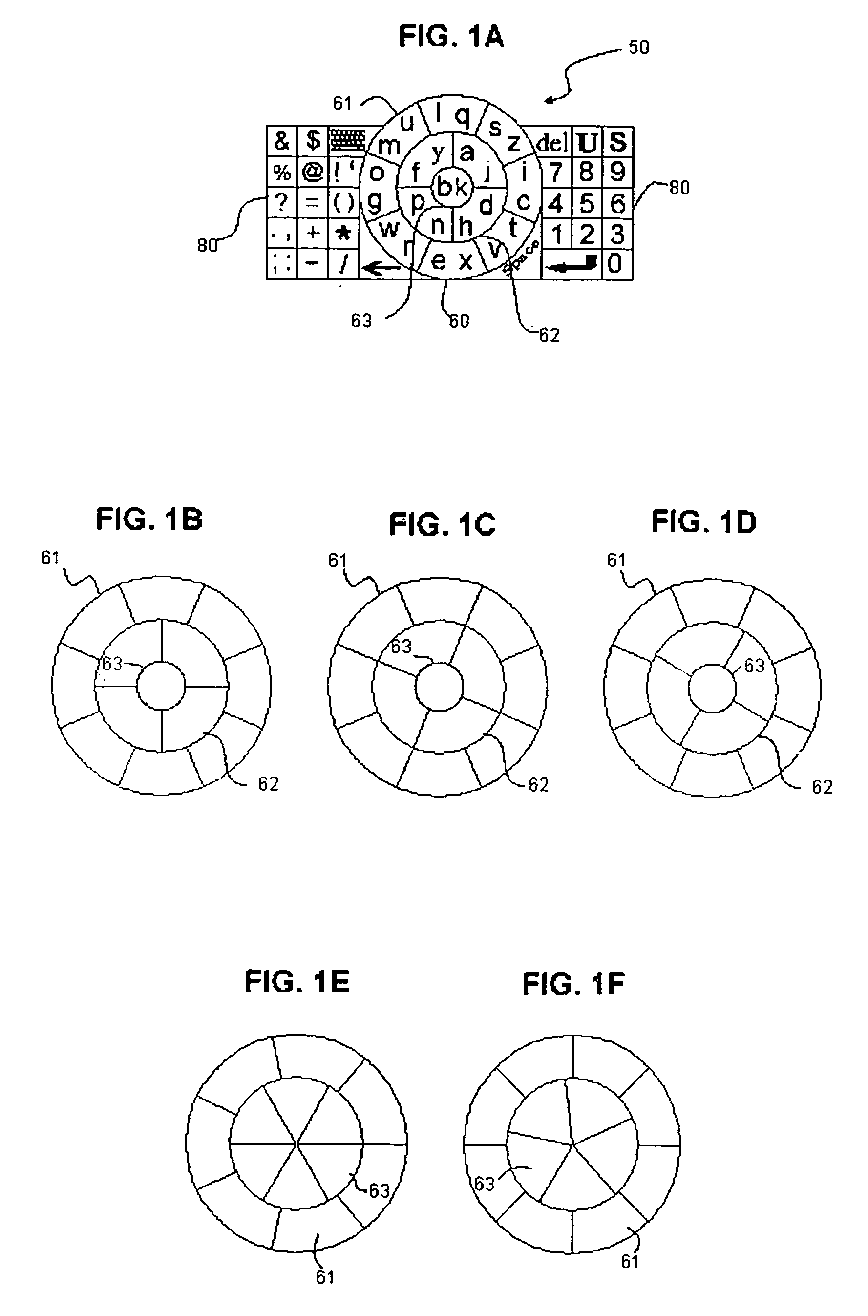 Reduced keyboards system using unistroke input and having automatic disambiguating and a recognition method using said system