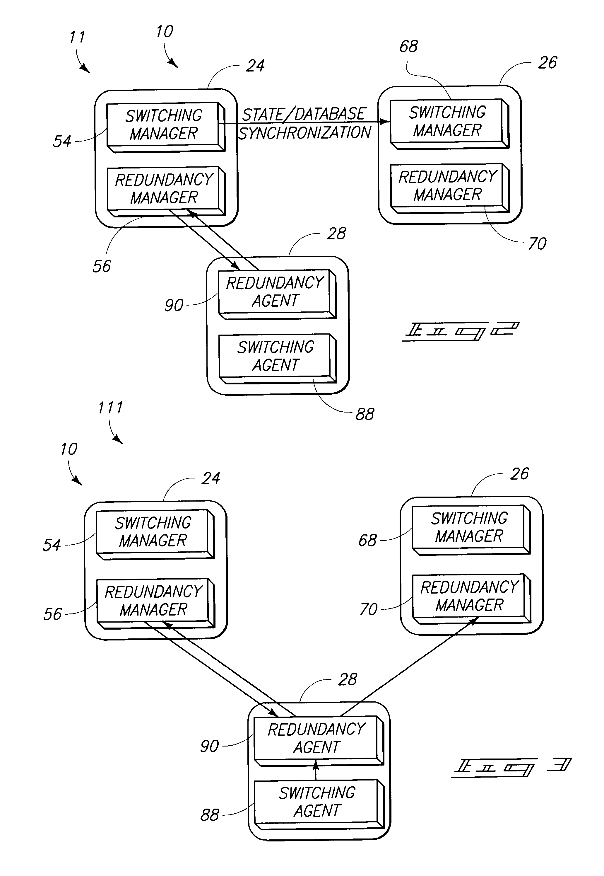 Network switch assembly, network switching device, and method