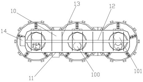 A kind of electroplating sludge chromium element extraction device and method equipped with ultrasonic generator