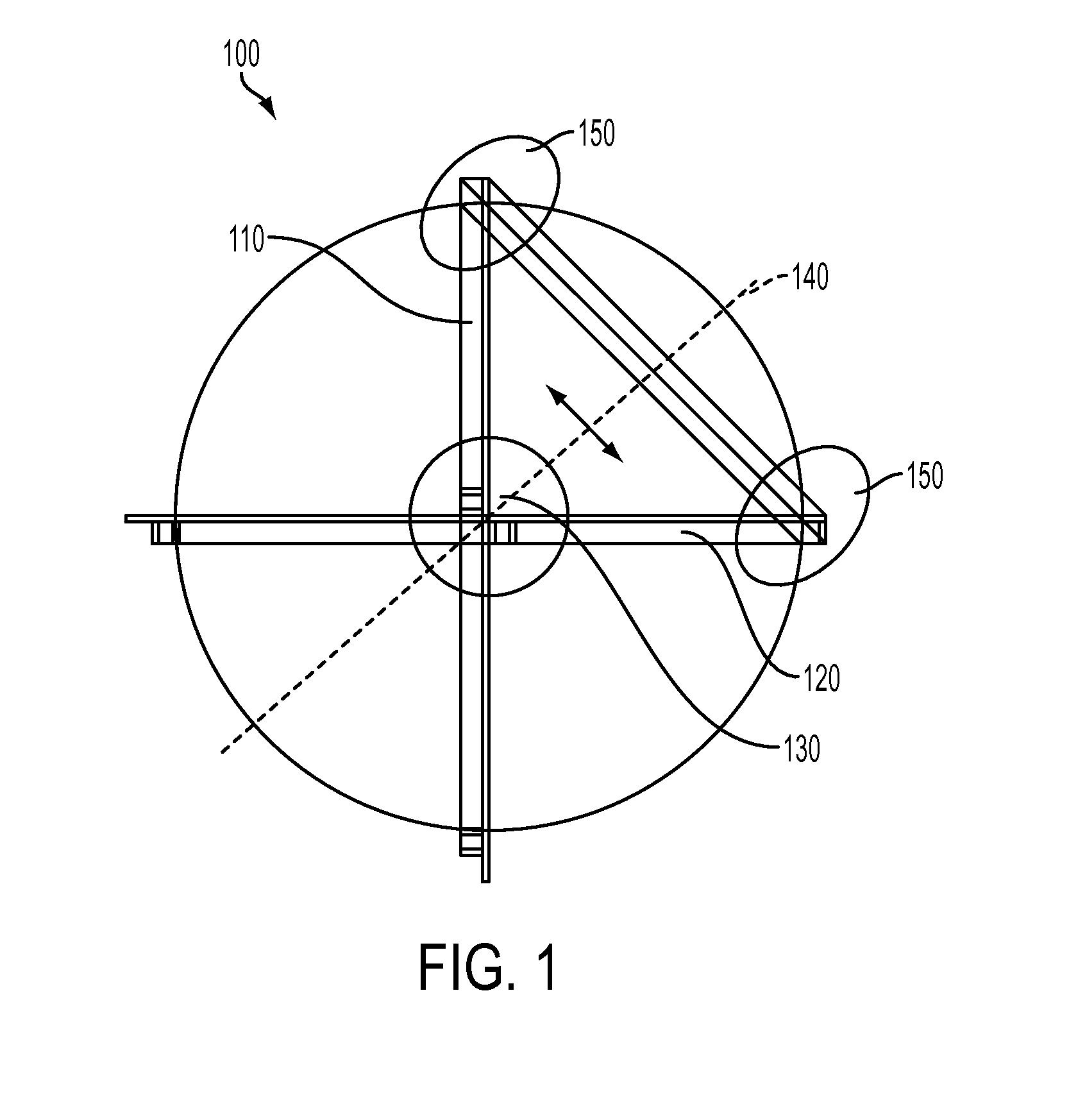 Re-entrant structure for thin disk resonators