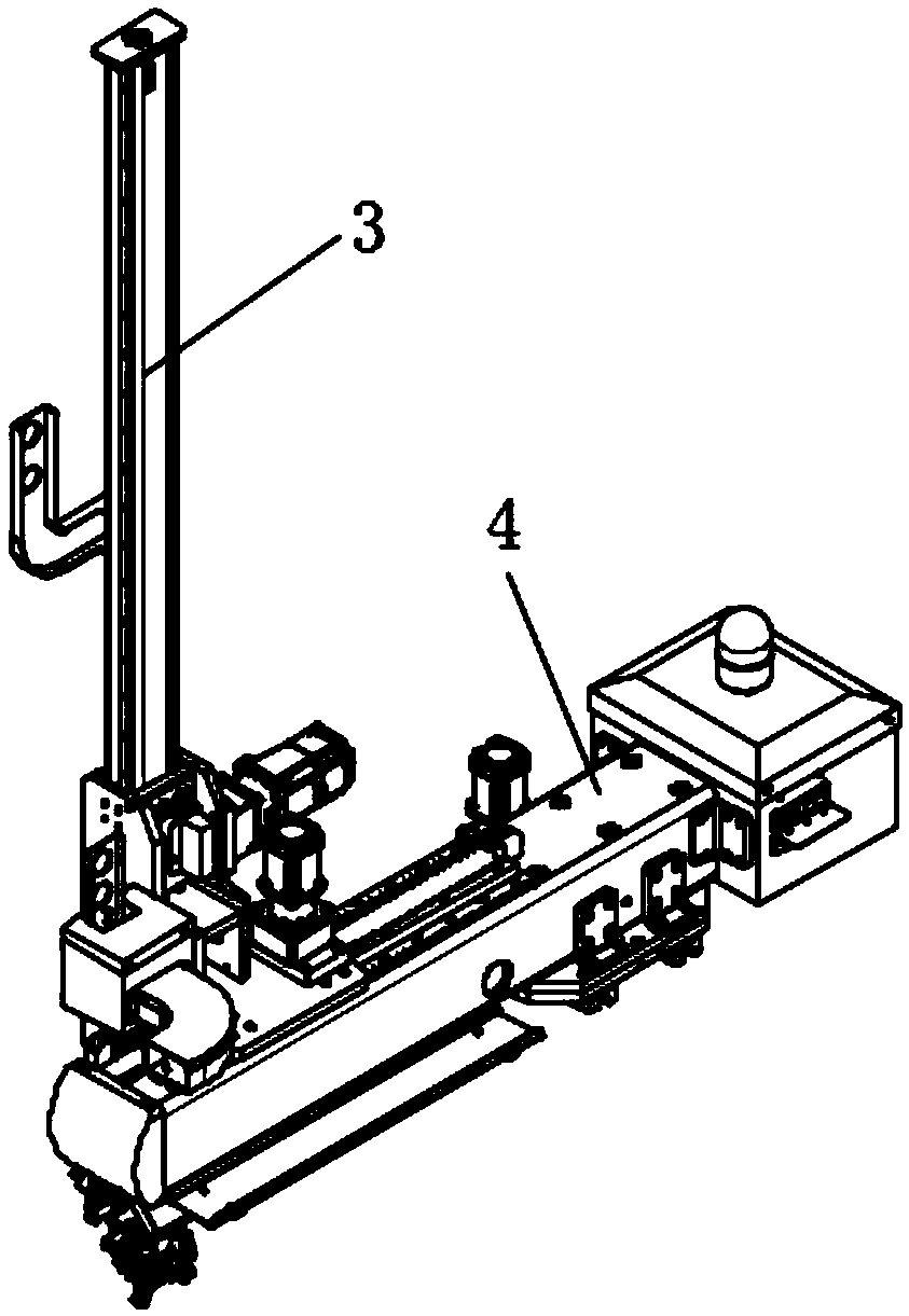 Mechanical arm on double-arm mechanical arm automatic line