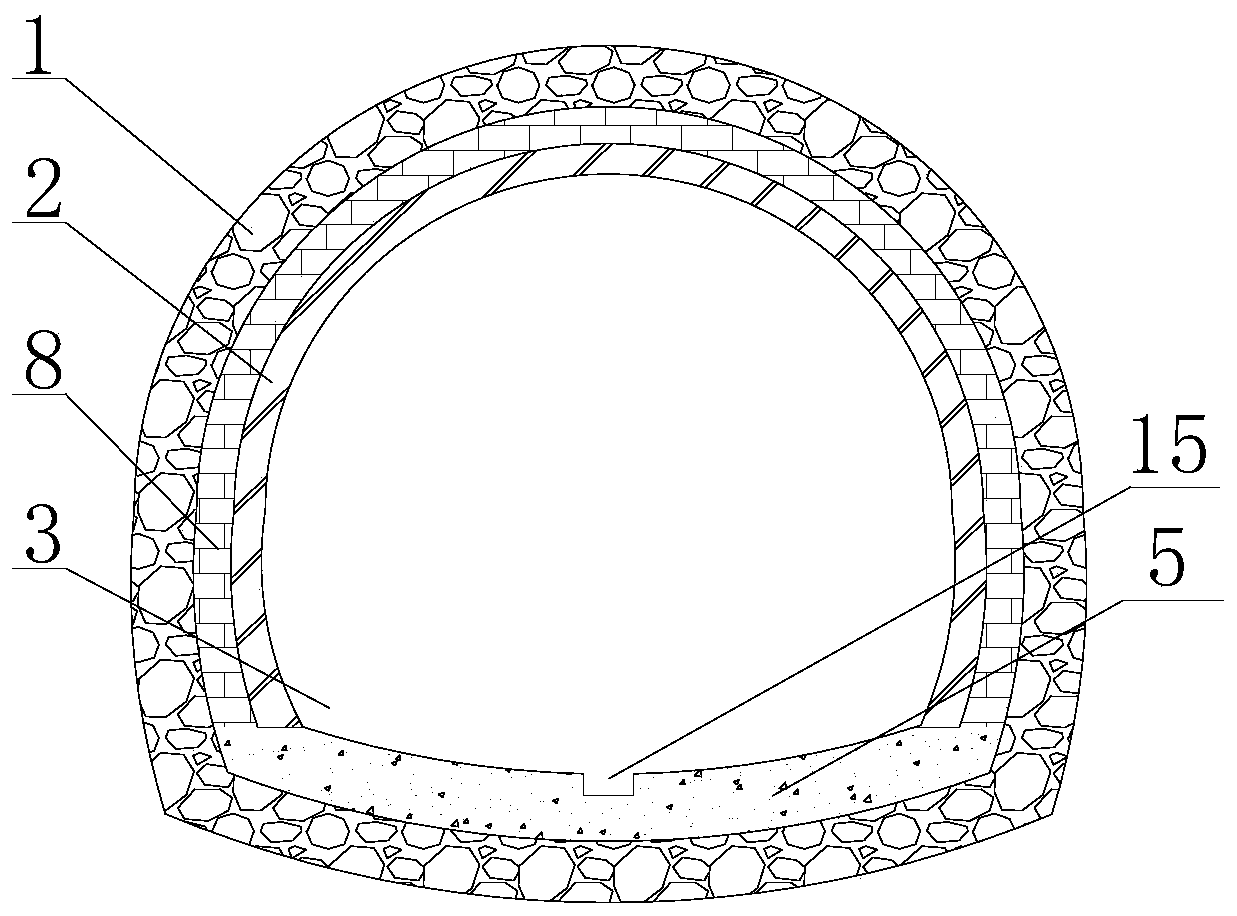 A double-curved arch support structure and construction method for underground engineering