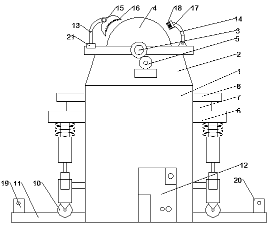 Human back rolling massage health care deVice