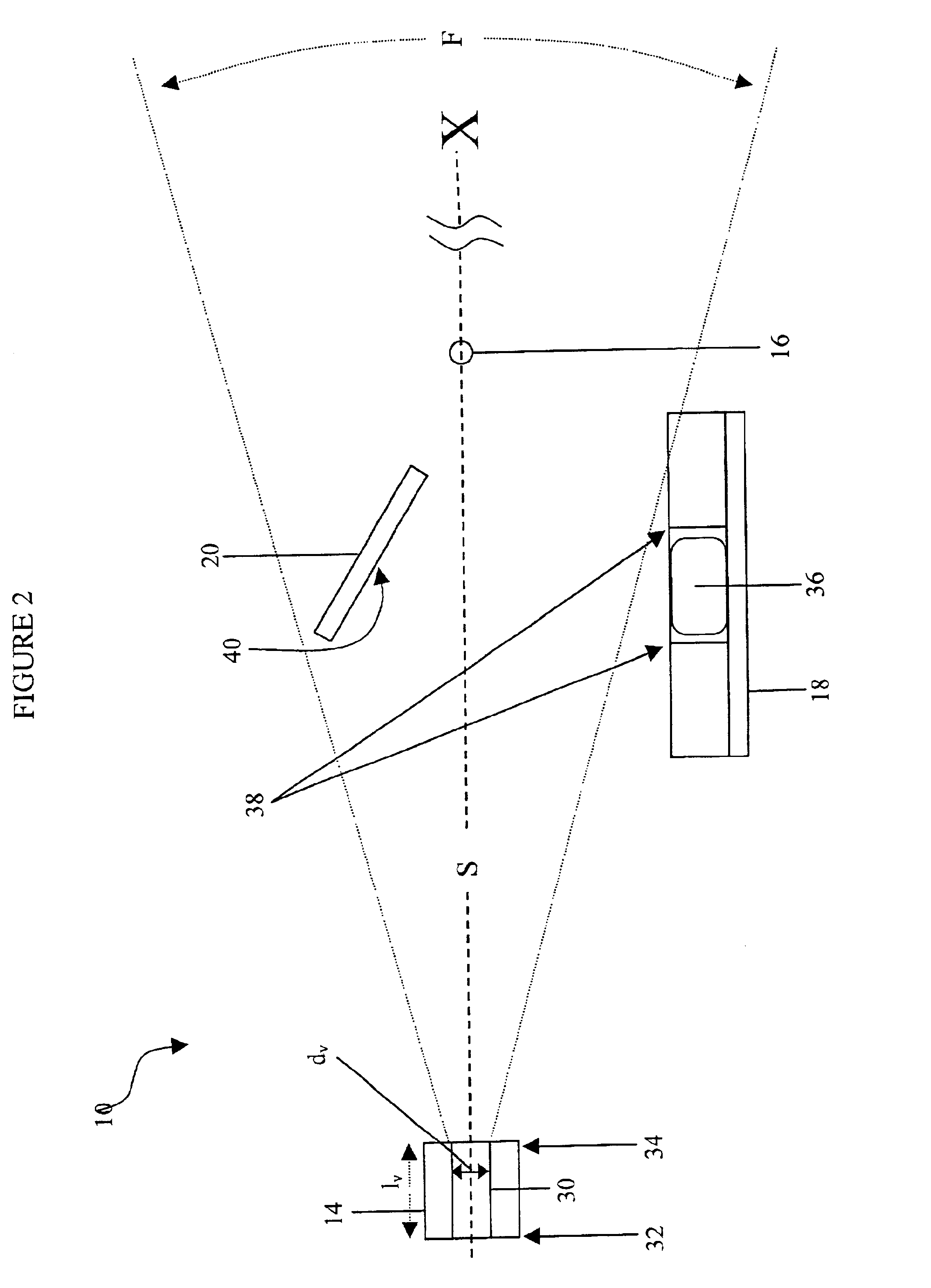 Optical height zeroing device