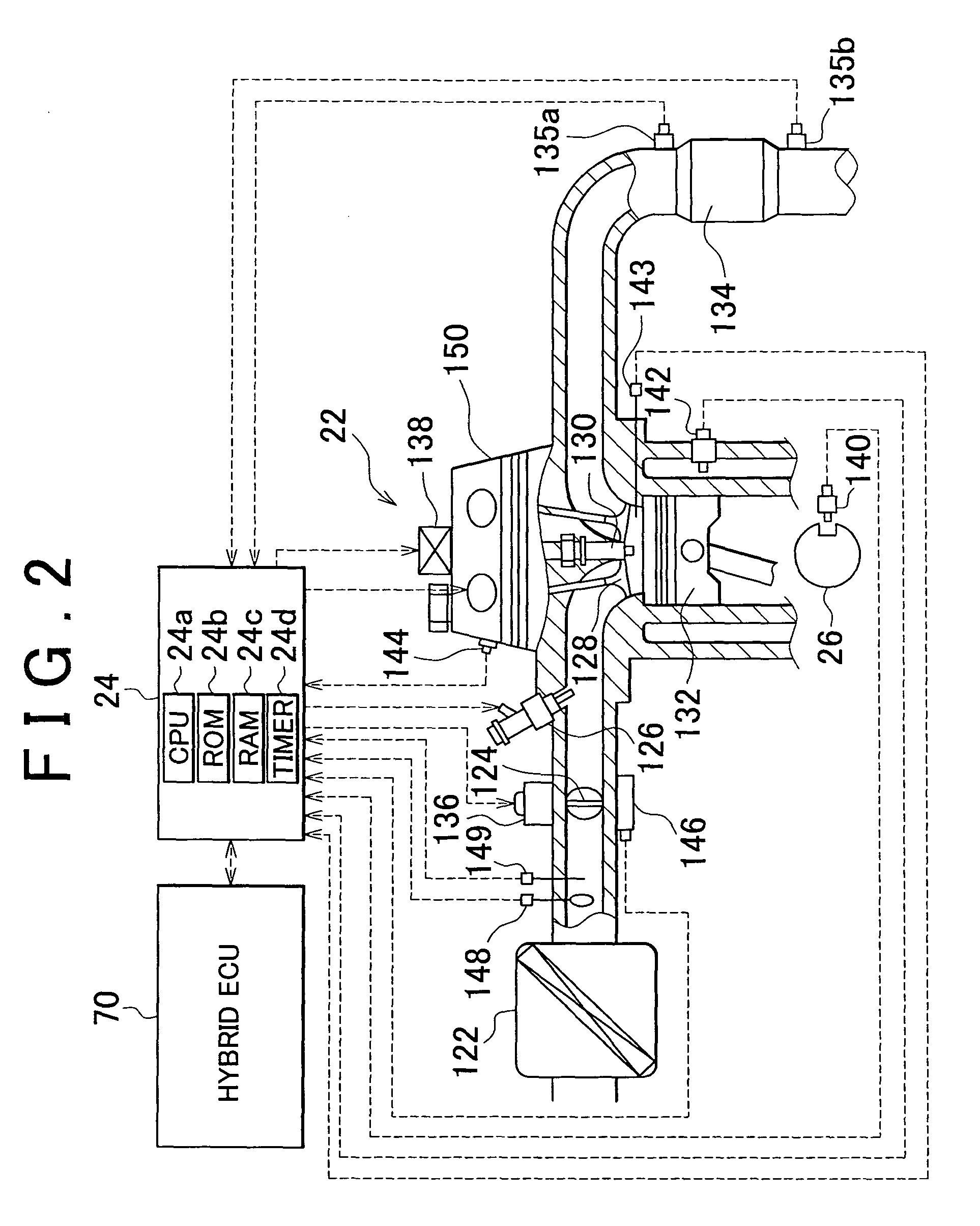 Hybrid vehicle and control method for the same