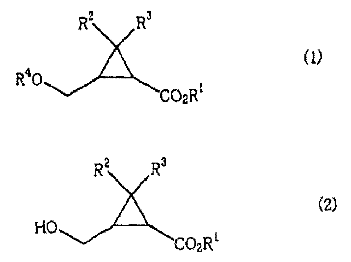 Method for manufacturing 2-(hydroxymethyl) cyclopropane carboxylic acid compound