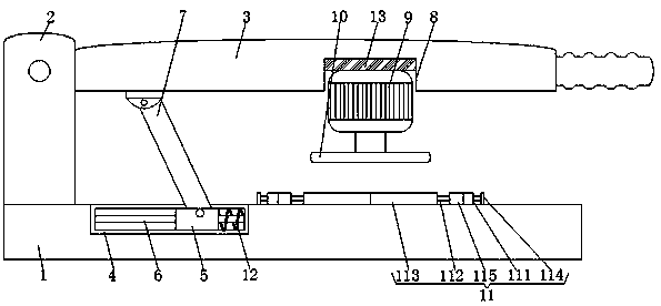 A grinding device for precise grinding of mechanical parts