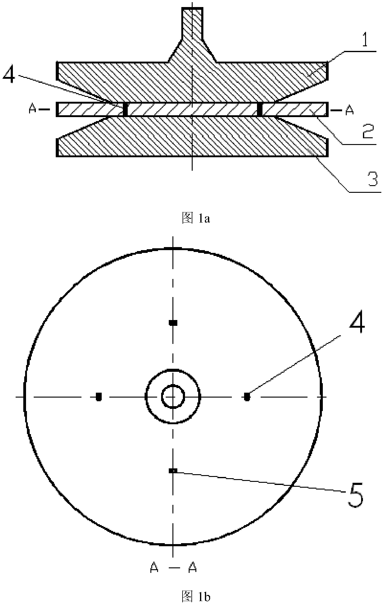 Fractal spinning mould with flat keys and determining method of flat keys