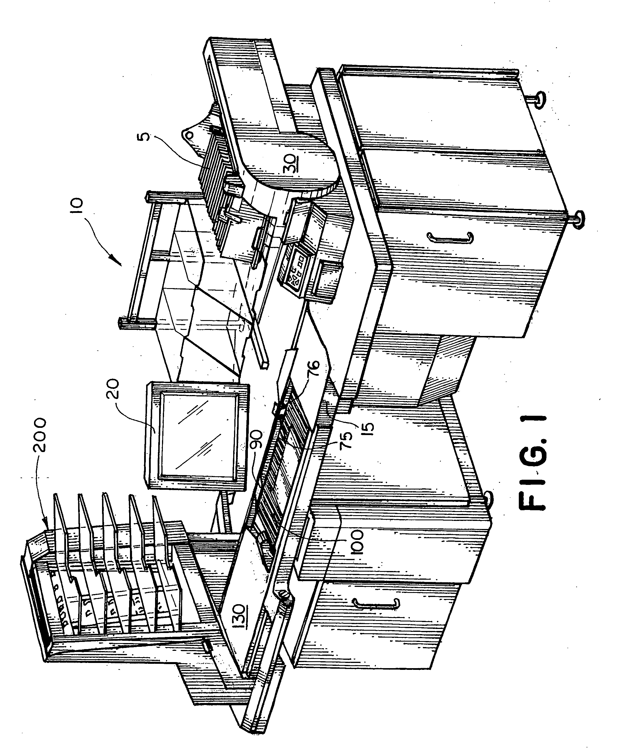 Method and apparatus for processing mail to obtain image data of contents