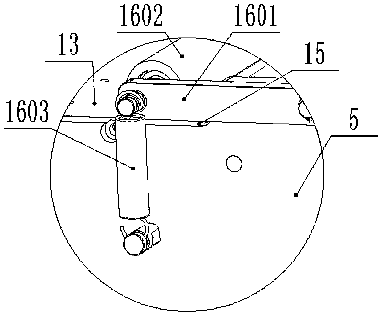 Rewinding device for label detection