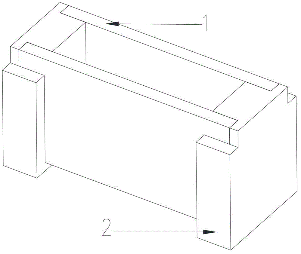 Hollow glass built-in affiliated frame assembly