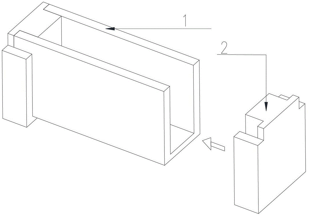 Hollow glass built-in affiliated frame assembly