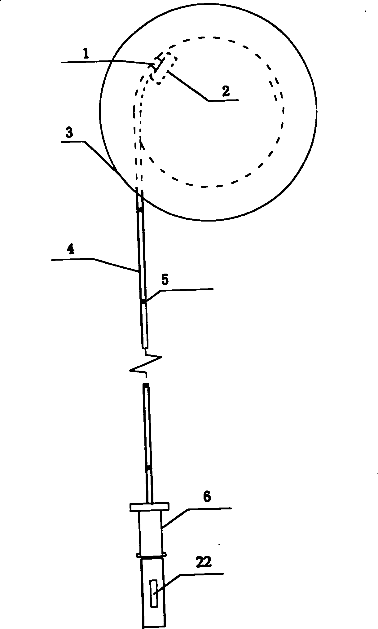 Load-bearing conductive signalling non-extension cable of slided intelligent clinometer